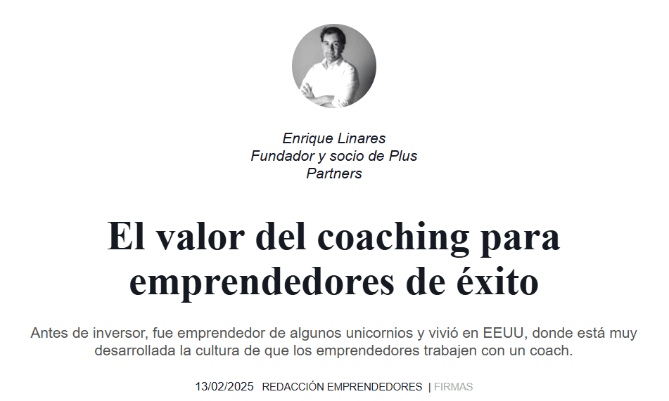 El valor del coaching para emprendedores de éxito image